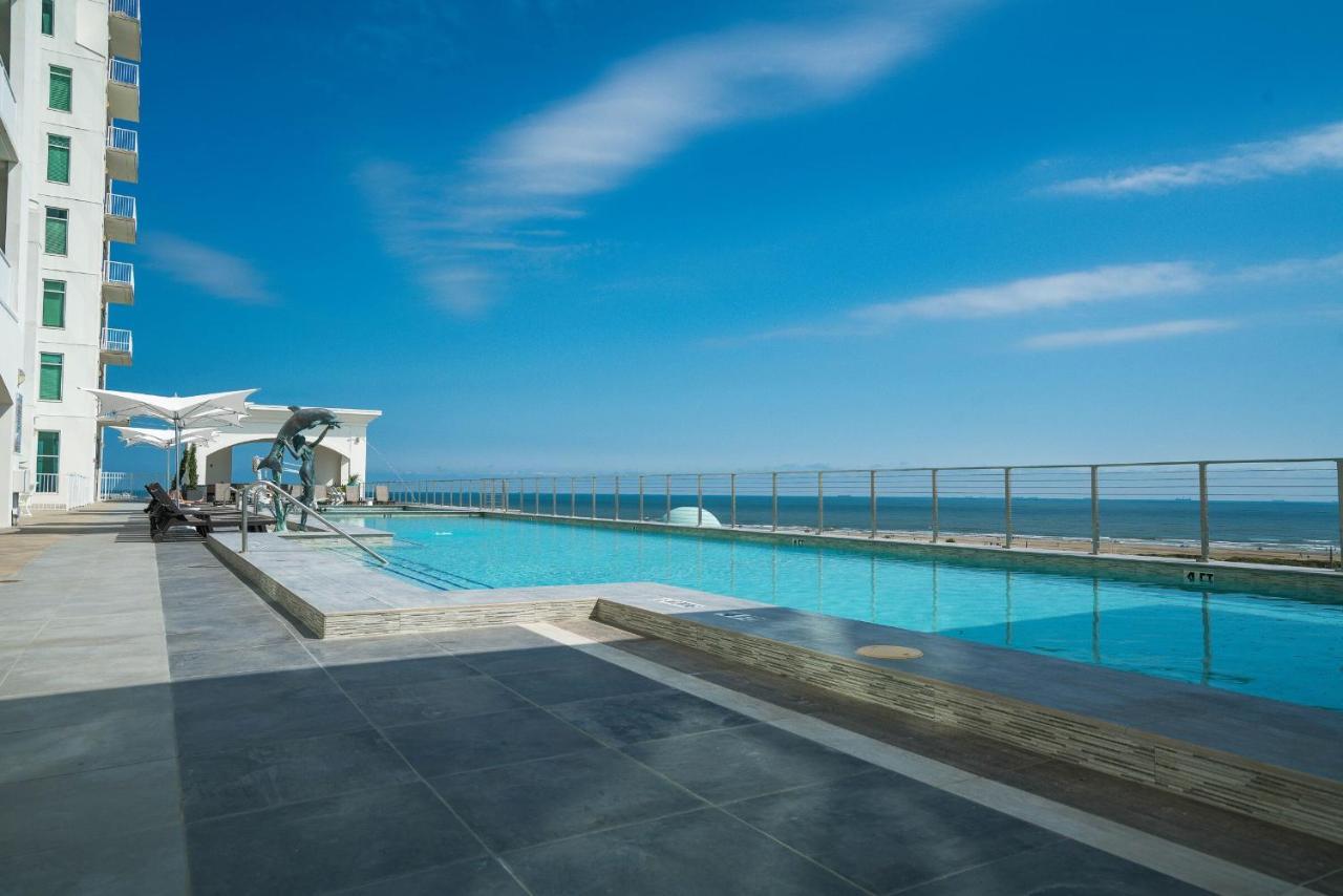 갤버스턴 Sea It All Infinity Pool Ocean Views Steps From The Beach - A Perfect Romantic Getaway 아파트 외부 사진